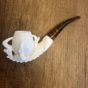 Курительная трубка Meerschaum Pipes Sculpture - 212 (фильтр 9 мм)
